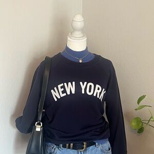 J. Crew Navy New York Sweatshirt